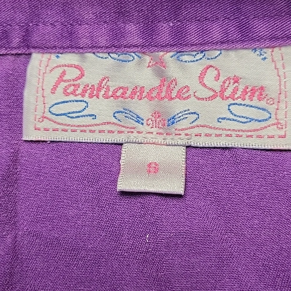 Purple Button-Up Shirt - Picture 6 of 8